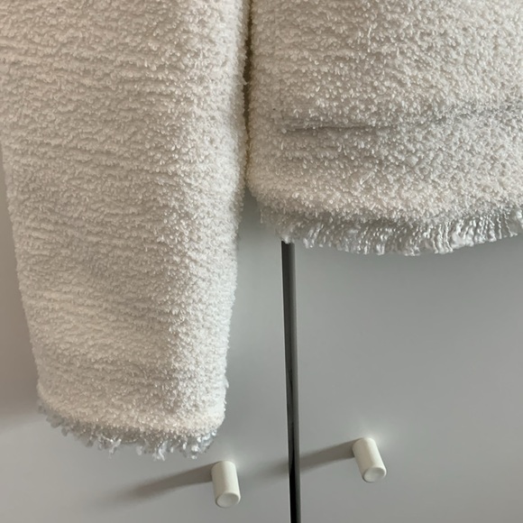 NWT Mango Basics White Tweed Blazer - Picture 2 of 7